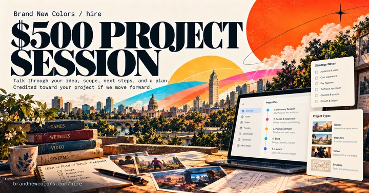 $500 Project Session: project planning with Jacob Sager
