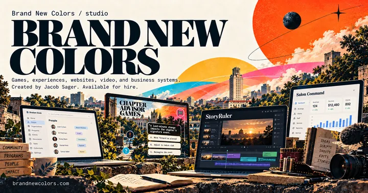 Brand New Colors: Jacob Sager’s creative studio