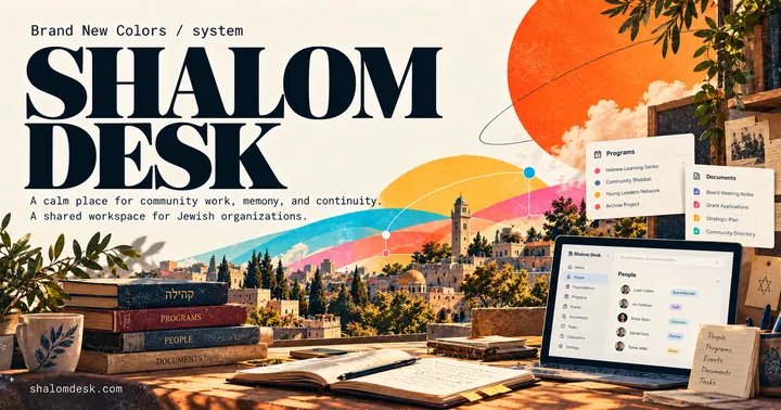 Shalom Desk: community organization workspace