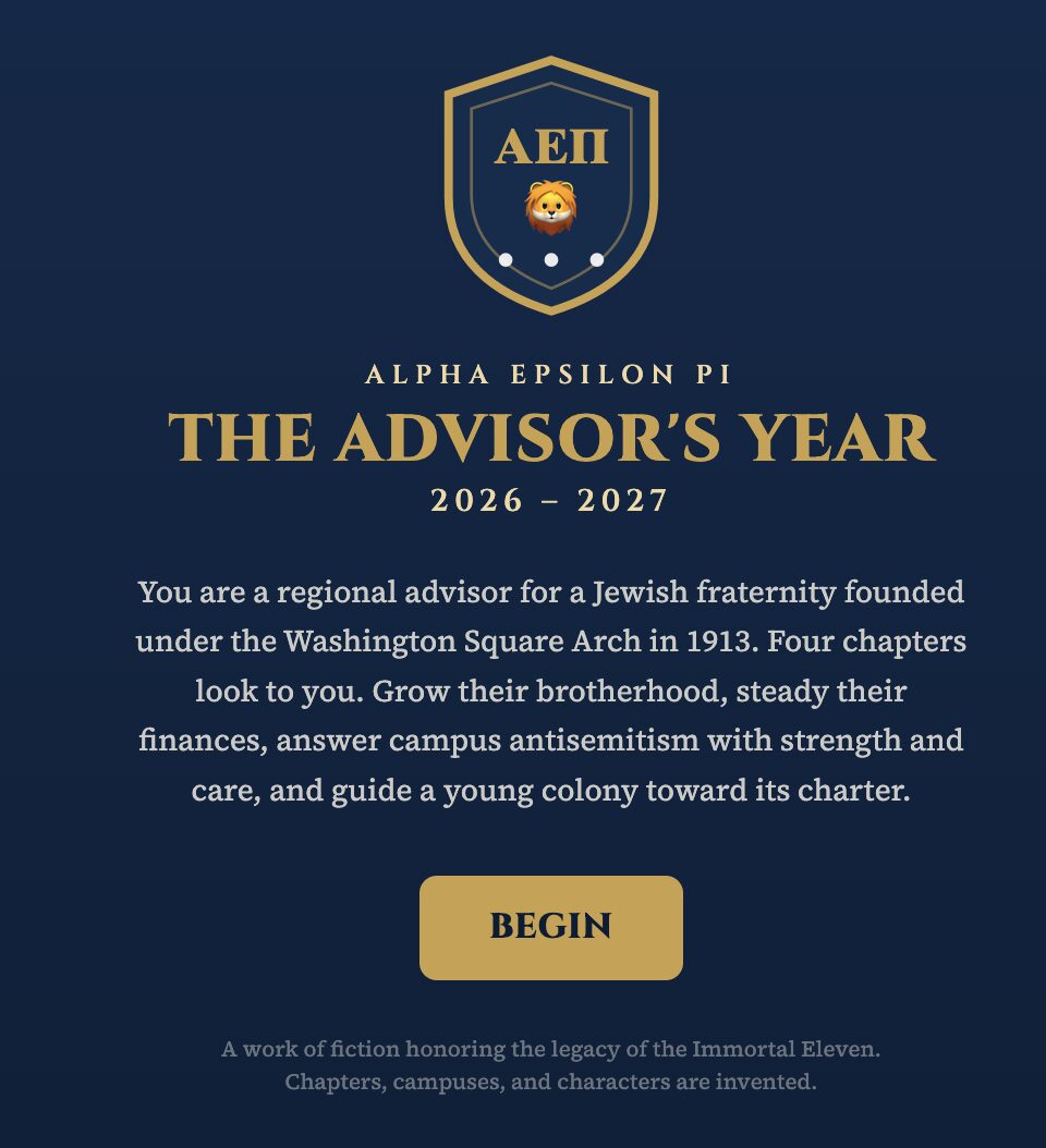 The Advisor&rsquo;s Year gameplay screenshot